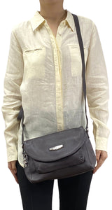 Bolso Cuero Morado