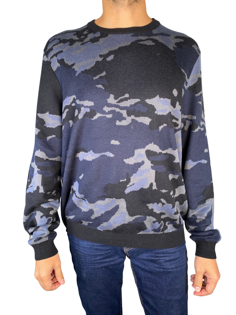 Sweater Estampado de Camuflaje