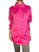 Sobrecamisa Fucsia Satinada