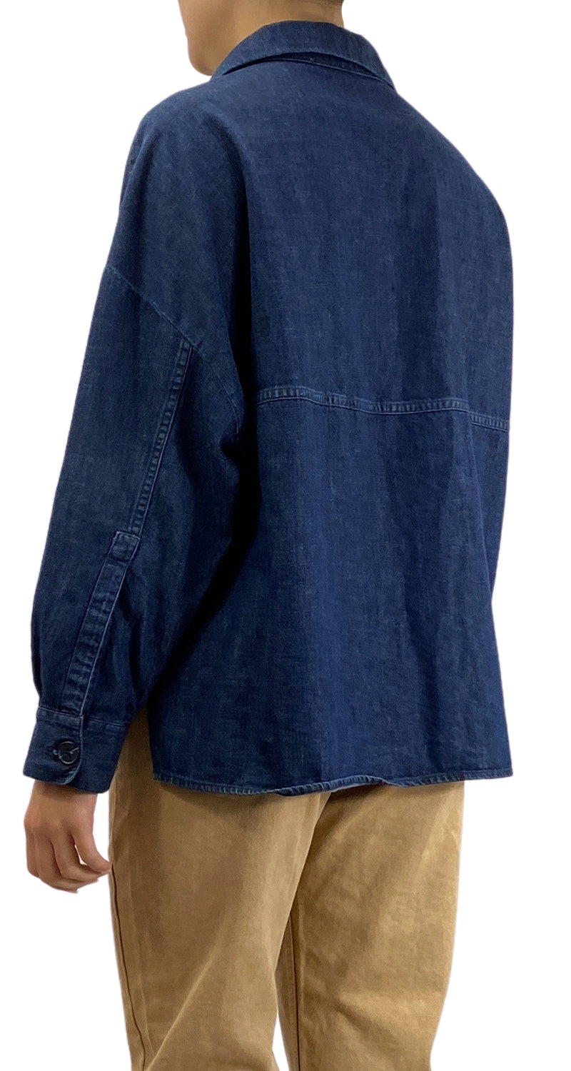 Blusa Denim Azul