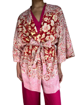 Chaqueta Estampada Cinturón