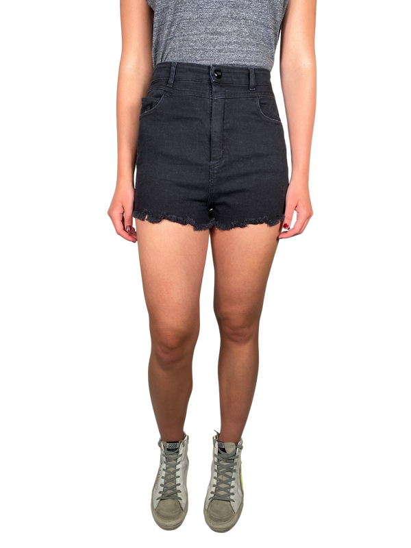 Short Negro Desflecado