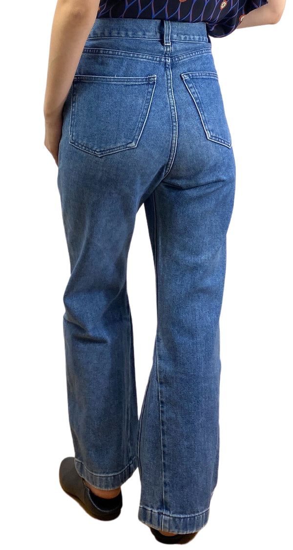 Jeans Palazzo Azul
