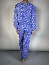 Set Azul Estampado