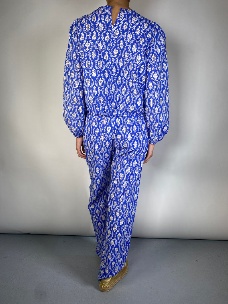 Set Azul Estampado