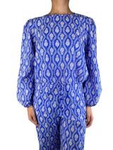 Set Azul Estampado