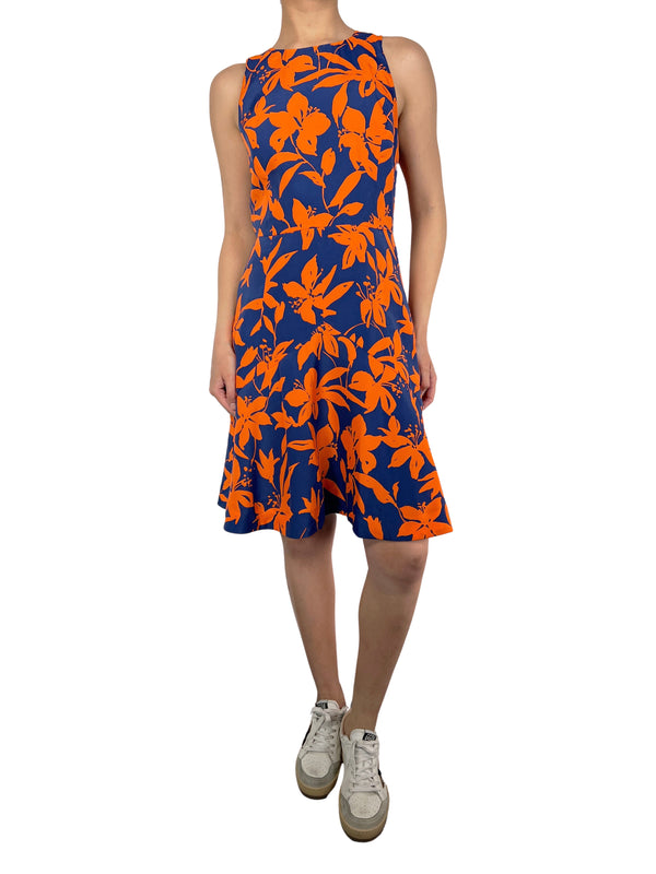 Vestido Estampado Naranjo