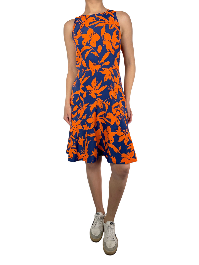 Vestido Estampado Naranjo