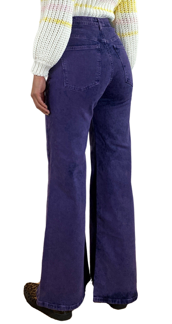 Jeans Wide Morado