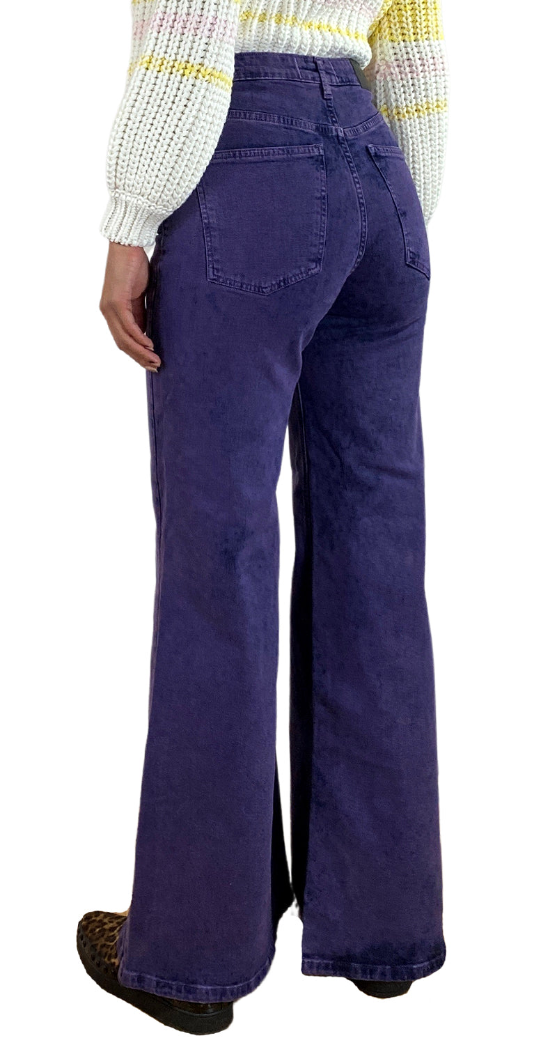 Jeans Wide Morado