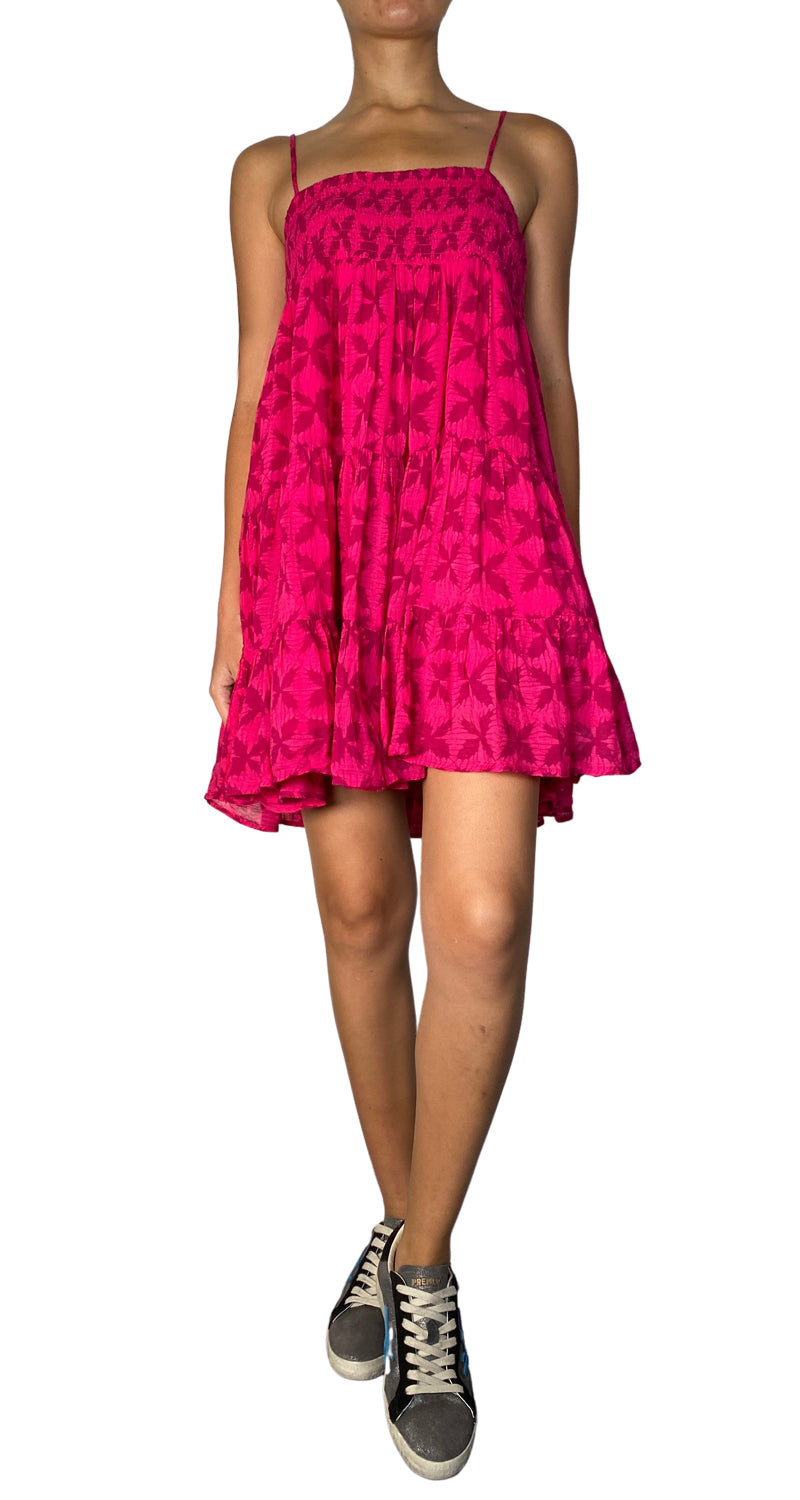 Vestido Rosado Estampado