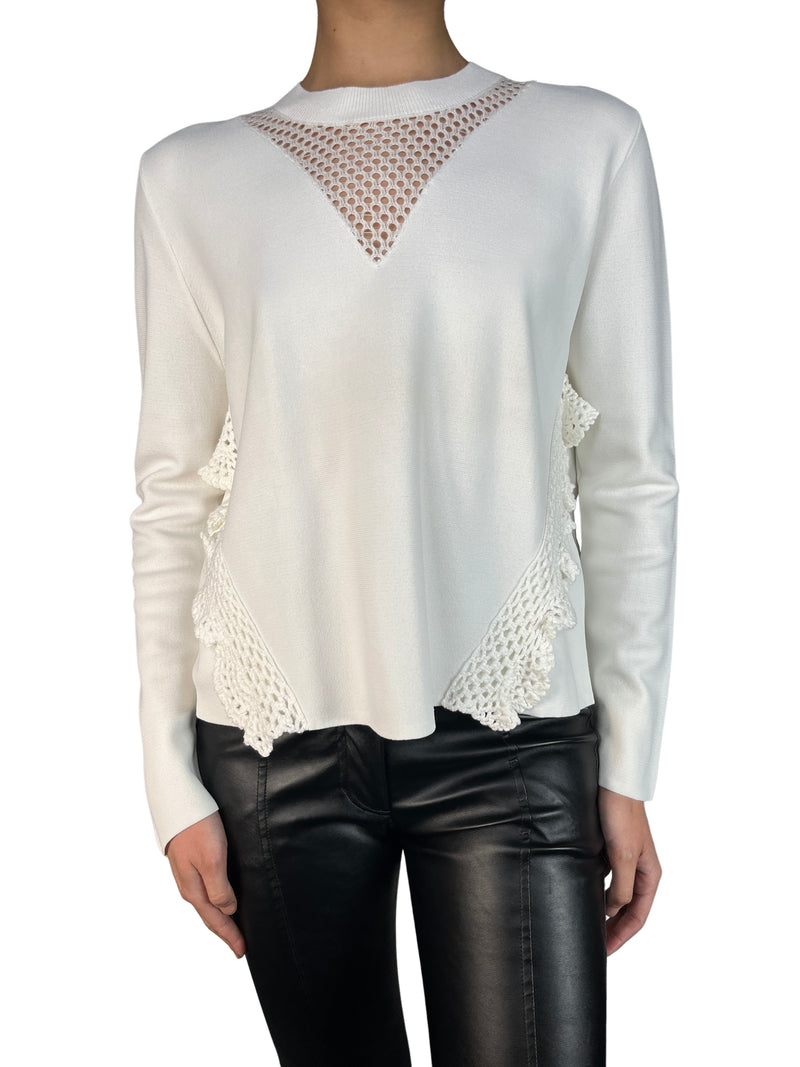 Sweater Vuelos En Crochet