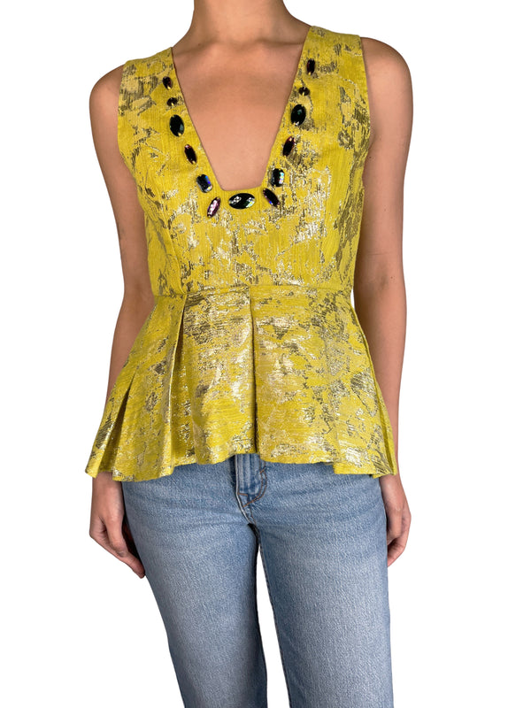 Top Peplum Lurex