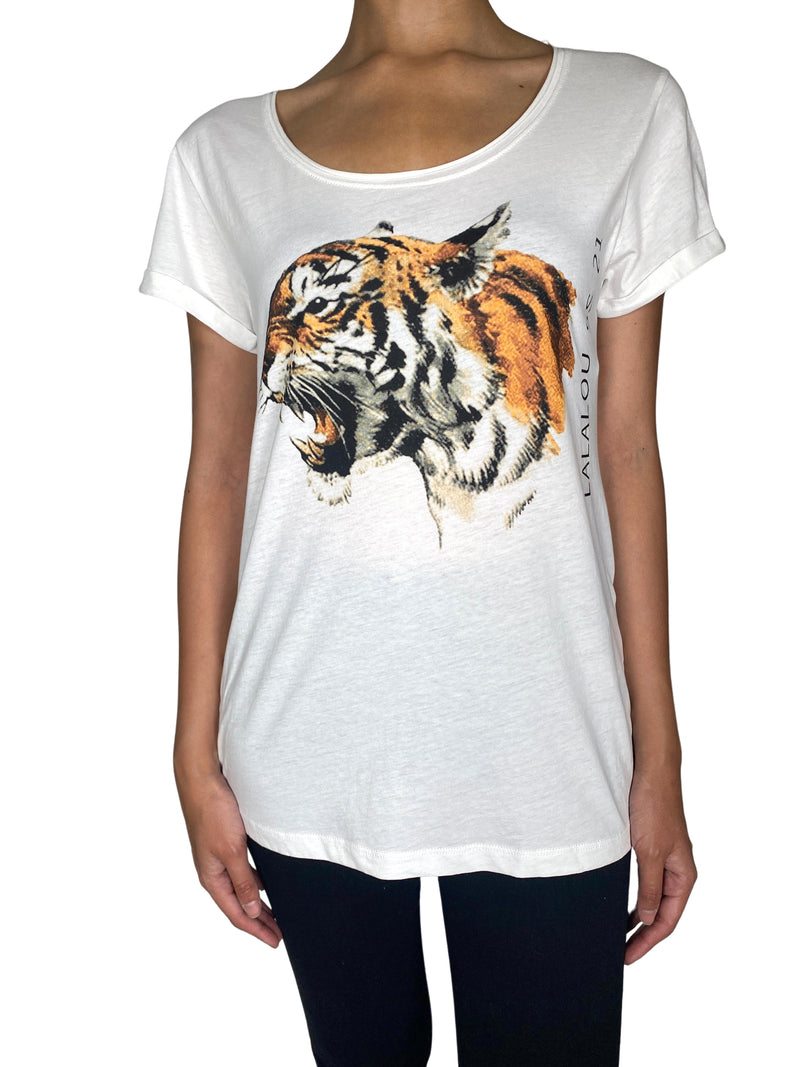 Polera Estampado Tigre