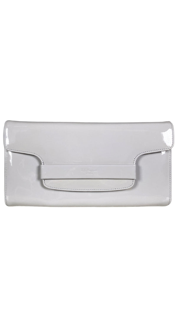 Cartera Charol Gris
