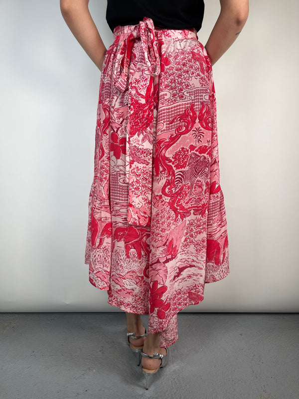 Falda Wrap Viscosa