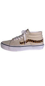 Zapatillas Caña Alta Franja Animal Print