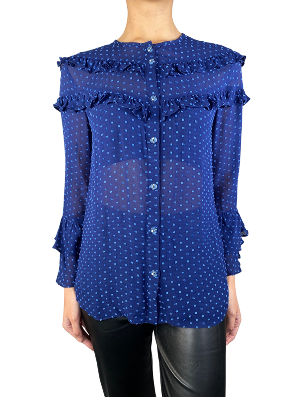 Blusa Puntos Bordados