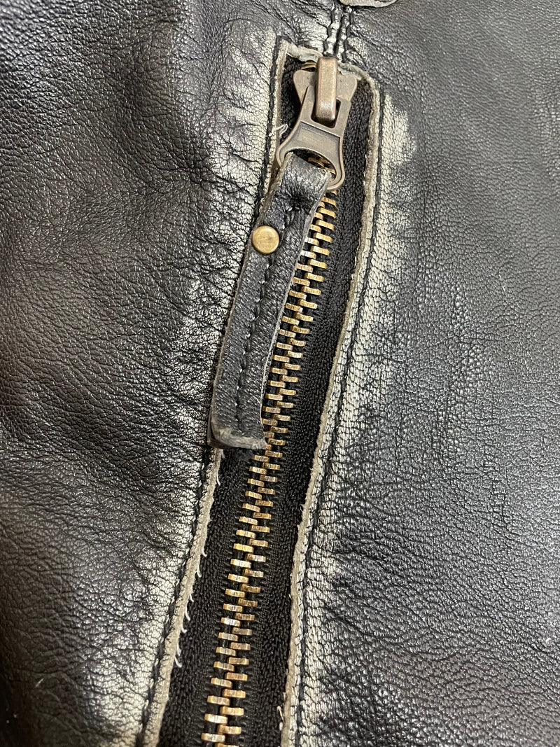 Cartera Cuero Negro