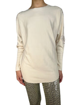 Sweater Hombros Bordados