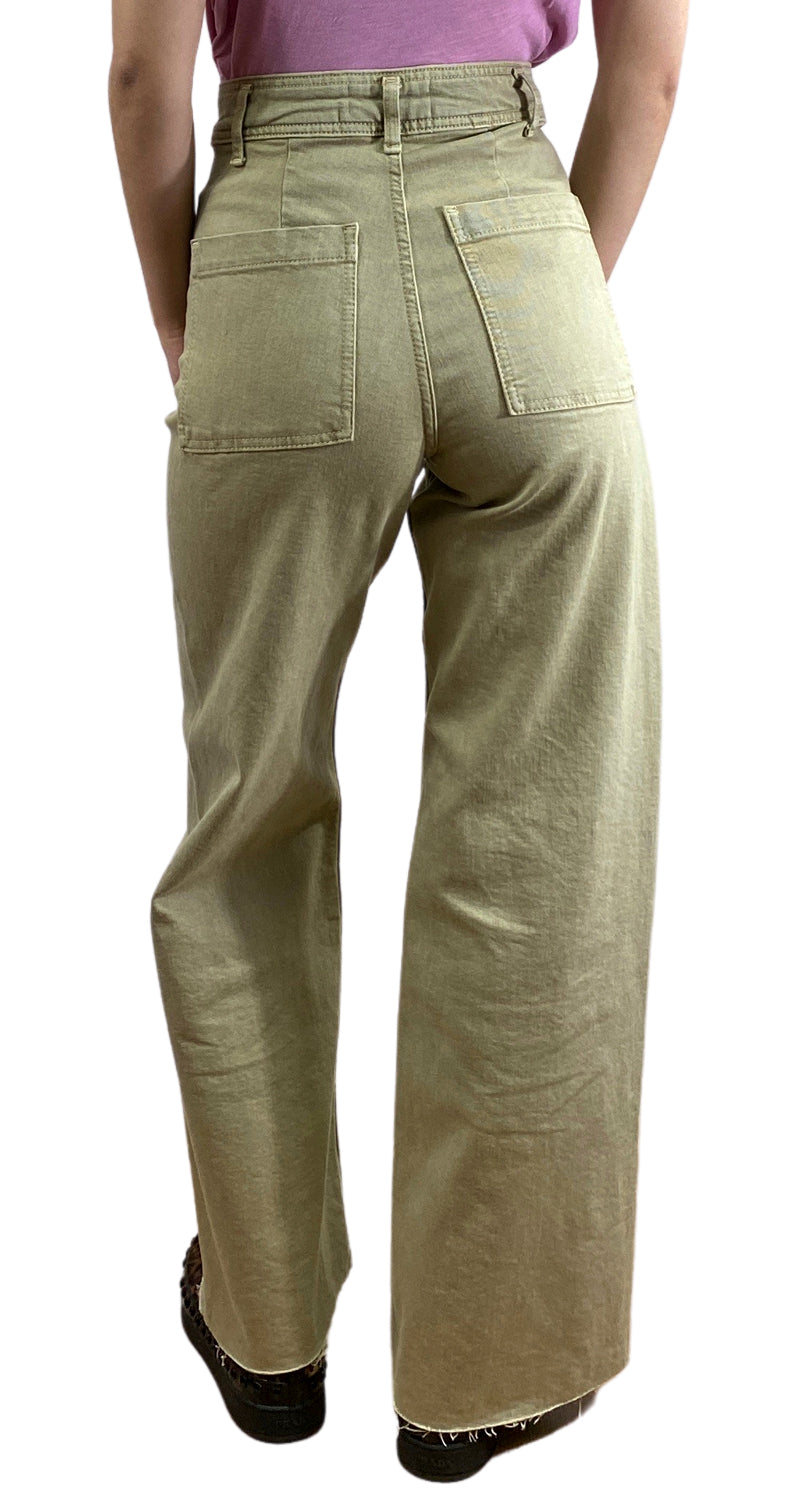 Pantalón Verde Palazzo