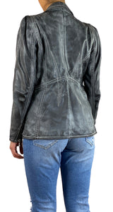 Chaqueta Cuero Gris