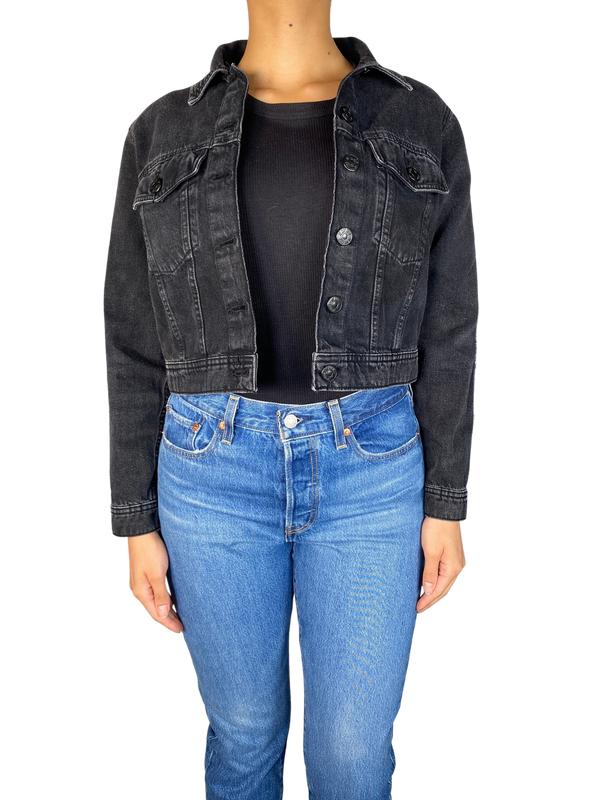 Chaqueta Denim Negra