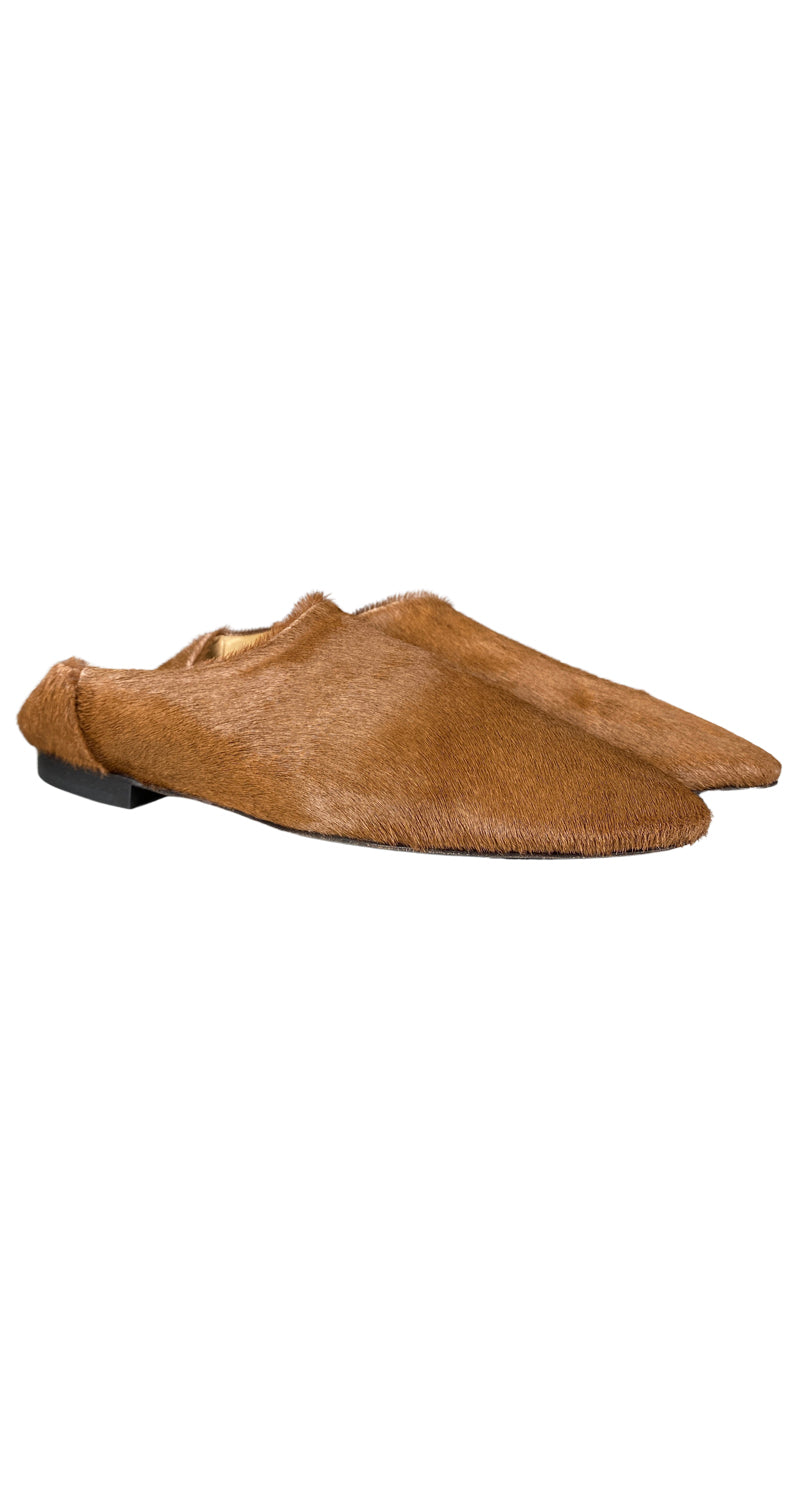Babuchas Piel Camel