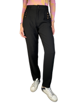 Pantalón de Vestir Botones Dorados