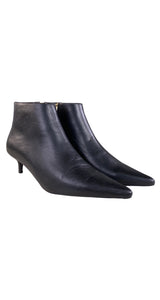 Botines Cuero Negro