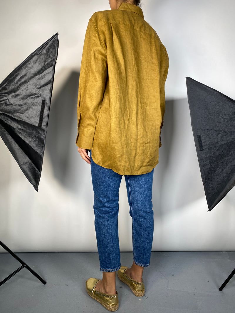 Blusa Lino Café