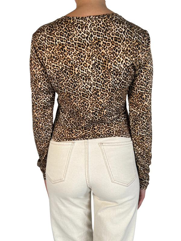 Polera Animal Print Viscosa