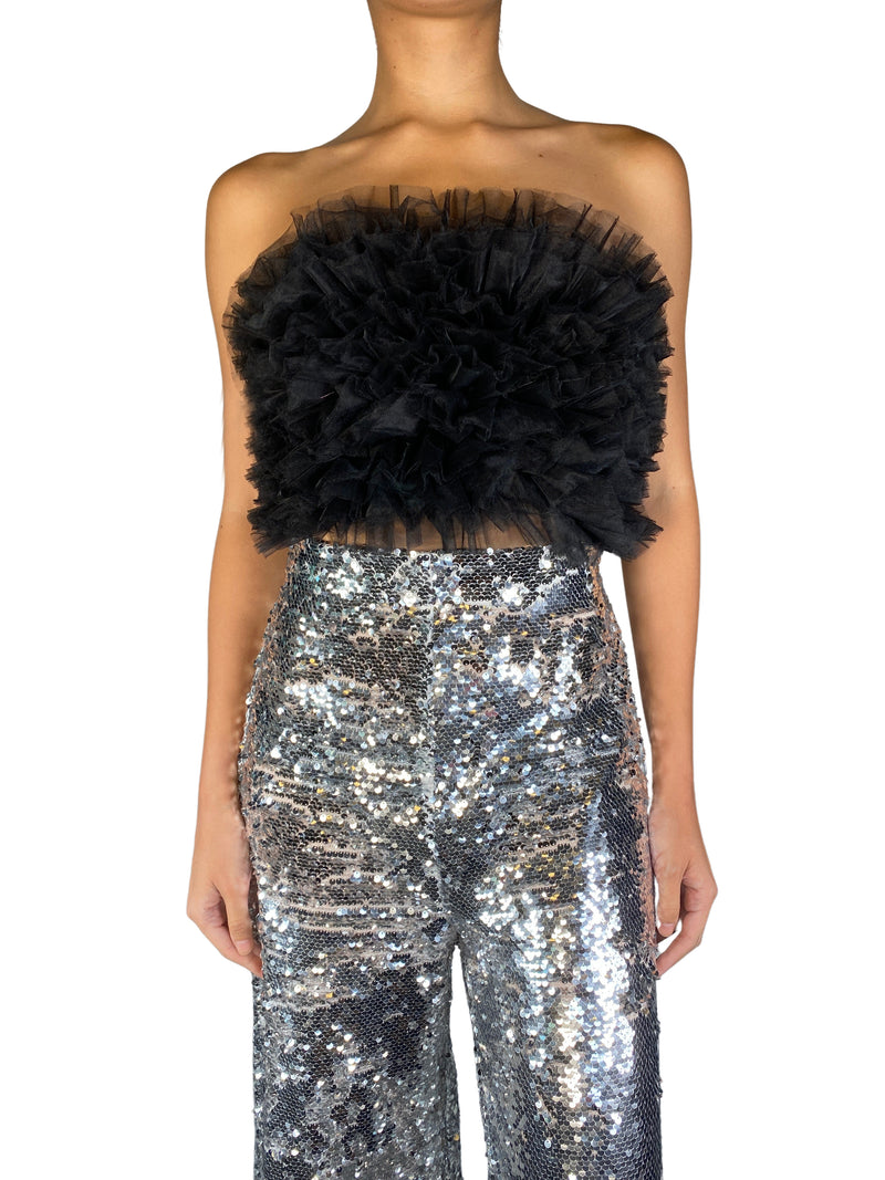 Crop Top de Tul