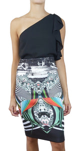 Blusa Negra Vuelos