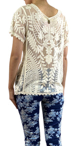 Blusa Traslucida Tejida