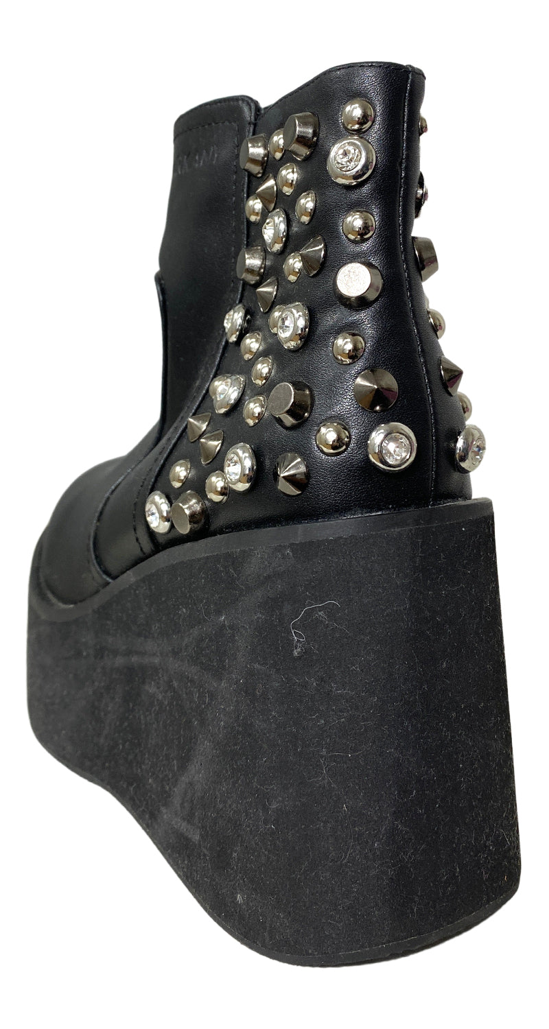 Botines Cuero Negro
