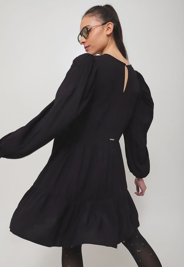 Vestido Colcci Negro - Calce Holgado