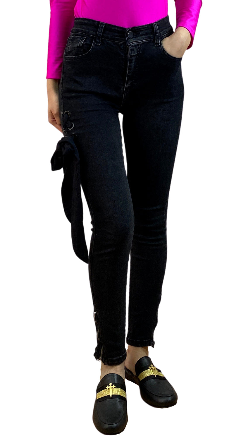 Pantalón Denim Negro