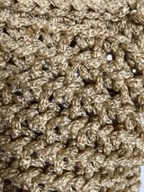 Bolso de Mano Tejido Beige