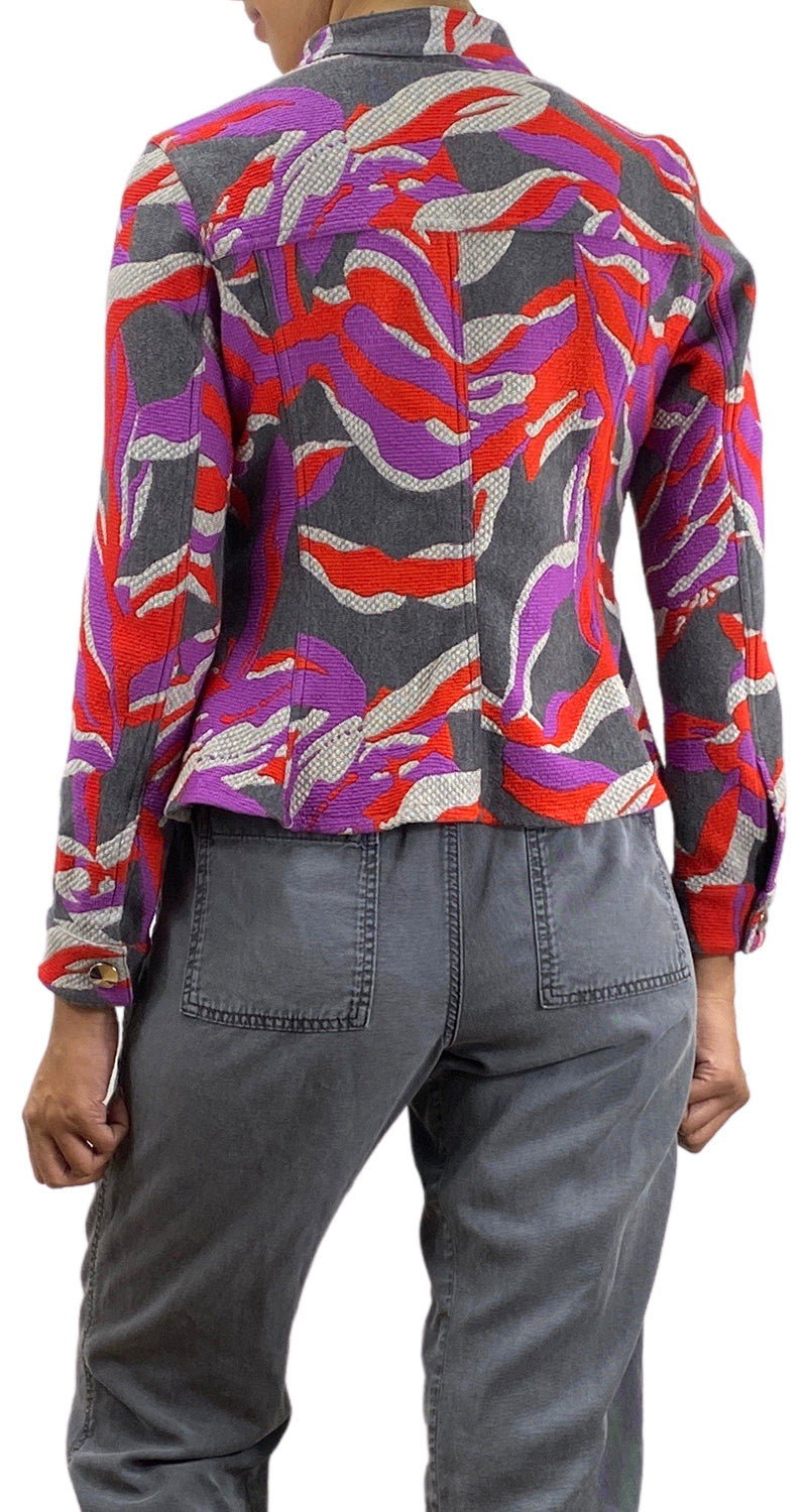 Chaqueta Bordada Multicolor