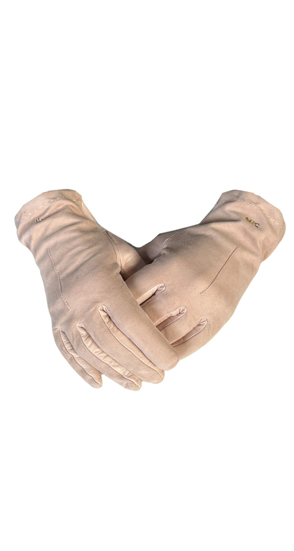 Guantes Cuero Y Cashmere Personalizados