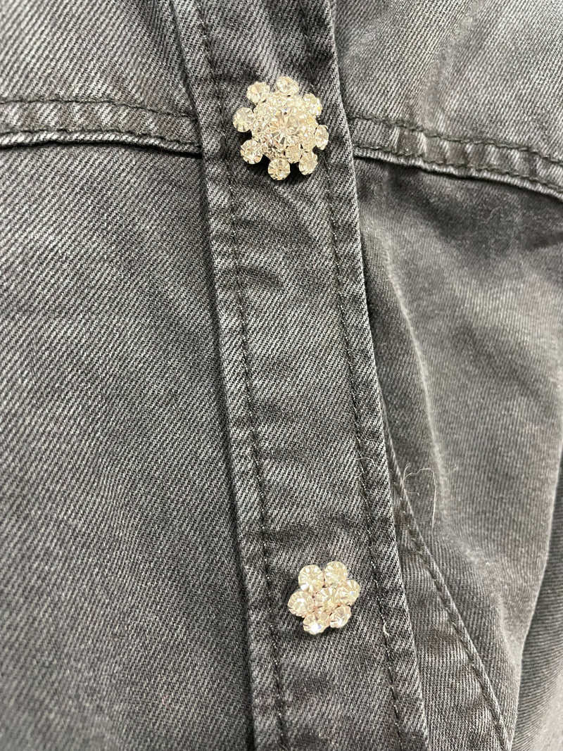 Camisa Denim Negra
