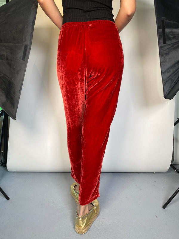 Pantalón Velvet Rojo Diega by Magma