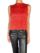 Polera Naranja Sin Mangas