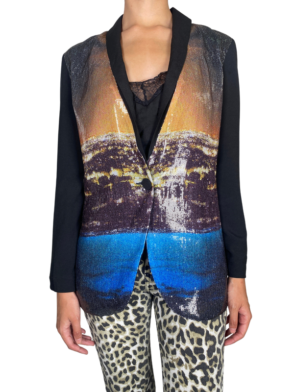 Chaqueta Negra Lentejuelas