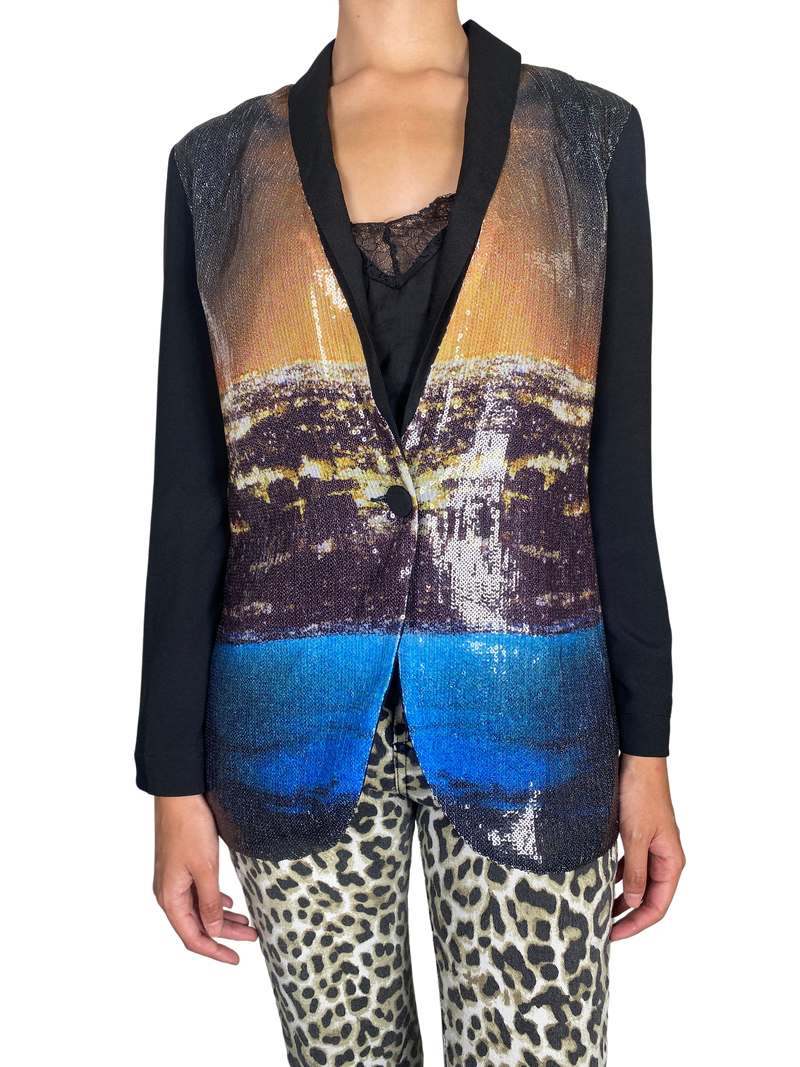 Chaqueta Negra Lentejuelas