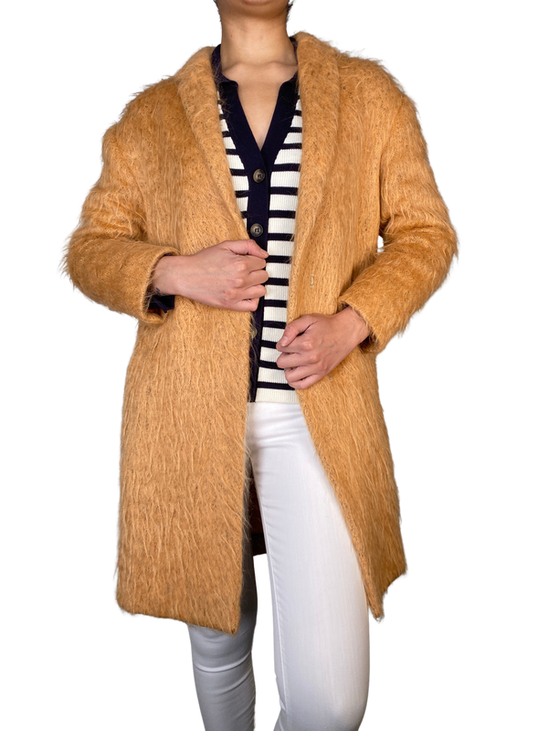 Abrigo Peludo Camel