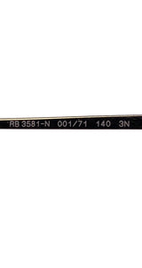 Anteojos Negros RB3581-N