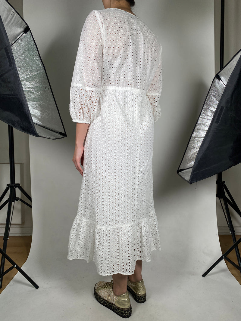 Vestido Guipur Blanco