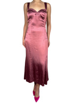 Vestido Viscosa Satinado